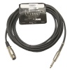 Invotone ACM1005/BK - Микрофонный кабель, длина 5 м, разъемы моно джек- XLR3F (черный)