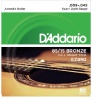 D'Addario EZ890 струны для акустической гитары, бронза 85/15, Super Light 9-45