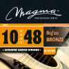 Magma Strings GA120B80 - Струны для акустической гитары, Серия: Bronze 80-20, Калибр: 10-14-22-28-38