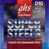 GHS STRINGS ST-L SUPER STEEL набор струн для электрогитары, сталь, 10-46