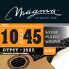 Magma Strings GA120SP - Струны для акустической гитары, Серия: Silver Plated Wound Gypsy Jazz, Калиб