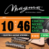 Magma Strings GE140ED - Струны для электрогитары, Серия: Coated Nickel Plated Steel, Калибр: 10-13-1