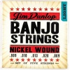 Dunlop DJN1023 Комплект струн для 5-струнного банджо, никель, Medium, 10-23