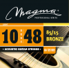 Magma Strings GA120B85 - Струны для акустической гитары 10-48, Серия: Bronze 85-15, Калибр: 10-14-22