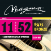 Magma Strings GA130B85 - Струны для акустической гитары 11-52, Серия: Bronze 85-15, Калибр: 11-15-23