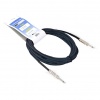 Invotone ACI1003BK - инструментальный кабель, mono jack 6,3 <-> mono jack 6,3, длина 3 м (черный)