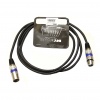 INVOTONE ACM1102/BK - Микрофонный кабель, XLR F <-> XLR M длина 2 м (черный)