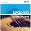 D'Addario EJ16 - струны для акустической гитары, фосфор/бронза, Light 12-53