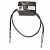 Invotone ACI1001/BK - инструментальный кабель, mono jack 6,3 <-> mono jack 6,3, длина 1 м (черный)